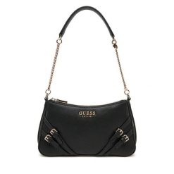 Torebka Guess. Czarne torebki klasyczne damskie Guess, bez dodatków. Za 279.99 zł.