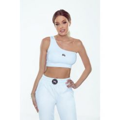 Top fitness damski Rough Radical Gamma Top. Białe biustonosze sportowe damskie ROUGH RADICAL, bez wzorów. W wyprzedaży za 79.99 zł.