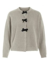 Vila Kardigan "Vibrianna" w kolorze szarym rozmiar: M. Szare kardigany damskie Vila, m, bez wzorów. Za 196.70 zł.