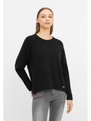 Bench Sweter "Kiruna" w kolorze czarnym rozmiar: 40. Czarne swetry klasyczne damskie Bench, bez kołnierzyka. Za 124.65 zł.