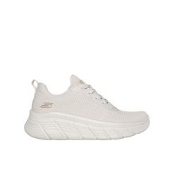 BUTY damskie SKECHERS BOBS 117385-OFWT beżowe niskie lekkie sportowe 39,5. Białe obuwie sportowe casual damskie Skechers, bez zapięcia. Za 239.00 zł.