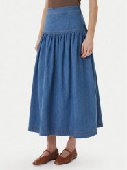 ONLY Spódnica jeansowa Sevigny 15364687 Niebieski Regular Fit. Niebieskie spódnice damskie Only, xs, bez wzorów, z bawełny. Za 169.99 zł.