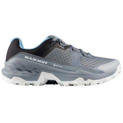 Buty turystyczne damskie Mammut Girun II Low GTX. Niebieskie obuwie trekkingowe damskie Mammut, z gore-texu, bez zapięcia. Za 509.99 zł.