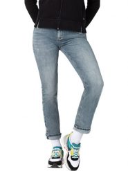 Timezone Dżinsy "Marah" - Slim fit - w kolorze szarym rozmiar: W32/L30. Szare jeansy damskie Timezone. Za 122.96 zł.