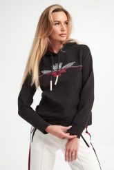 Bluza damska z kapturem AERONAUTICA MILITARE. Bluzy damskie Aeronautica Militare, s, bez wzorów, z kapturem. W wyprzedaży za 713.32 zł.