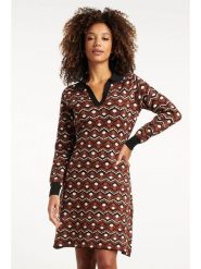 Smashed Lemon Sukienka dzianinowa w kolorze jasnobrązowym rozmiar: M. Brązowe sukienki damskie Smashed Lemon, bez wzorów, z dzianiny, bez ramiączek. Za 143.99 zł.