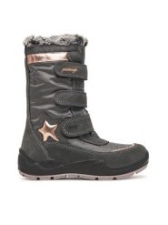 Primigi Śniegowce GORE-TEX 2379055 S Szary. Szare kozaki dziewczęce Primigi, bez wzorów, z gore-texu, bez obcasa, bez zapięcia. Za 459.99 zł.
