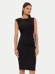Rinascimento Sukienka koktajlowa CFC0119757003 Czarny Regular Fit. Czarne sukienki damskie Rinascimento, bez wzorów, z syntetyku, wizytowe, bez ramiączek. Za 229.99 zł.