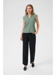 Cream Bluzka "Nola" w kolorze zielonym rozmiar: 40. Zielone bluzki damskie Cream, bez wzorów, z koronki, bez kołnierzyka, bez ramiączek. Za 122.67 zł.