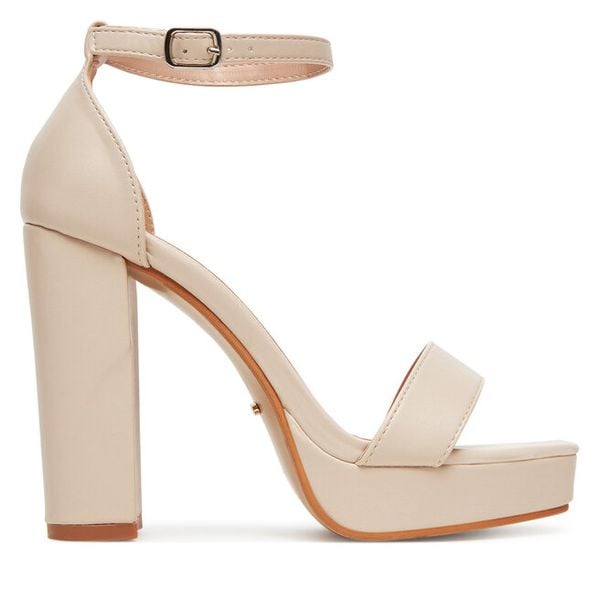 Sandały DeeZee. Sandały damskie DeeZee, bez wzorów, bez obcasa, na słupku, bez zapięcia. Za 159.99 zł.