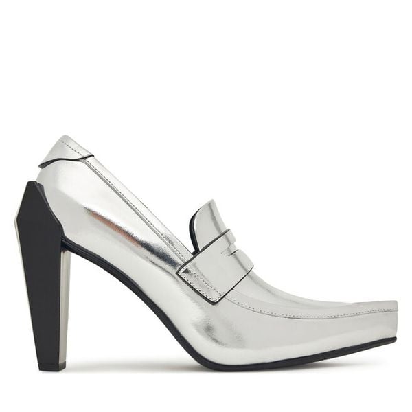 Półbuty United Nude. Szare czółenka damskie United Nude, bez wzorów, bez obcasa, na obcasie. Za 859.99 zł.