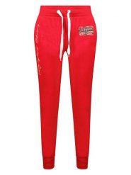 Geographical Norway Spodnie dresowe "Mabeaute" w kolorze czerwonym rozmiar: L. Czerwone spodnie dresowe damskie Geographical Norway, l, bez wzorów, z dresówki. Za 97.05 zł.