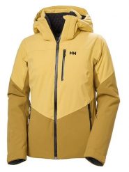 Helly Hansen Kurtka narciarska "Alphelia" w kolorze żółtym rozmiar: XL. Żółte kurtki sportowe damskie Helly Hansen, xl, bez wzorów, z materiału, bez kaptura. Za 765.09 zł.