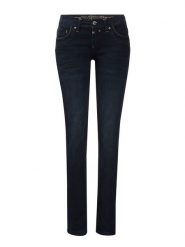 Timezone Dżinsy "Tahila" - Regular fit - w kolorze granatowym rozmiar: W26/L32. Niebieskie jeansy damskie Timezone. Za 109.78 zł.