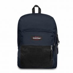 Plecak Eastpak Pinnacle. Niebieskie plecaki Eastpak, bez wzorów, z materiału. W wyprzedaży za 363.95 zł.