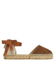 Manebi Espadryle H 2.7 P0 Brązowy. Brązowe espadryle damskie Manebi, bez wzorów, z materiału, bez obcasa. Za 309.99 zł.