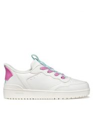 Geox Sneakersy J65NSA 05415 C1364 D 2 Biały. Białe buty sportowe dziewczęce Geox, bez wzorów, ze skóry, bez zapięcia. Za 269.99 zł.