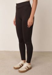 Brązowe Legginsy z Wysokim Stanem z Modelującymi Wstawkami Onorata. Brązowe legginsy damskie Born2be, l, bez wzorów, z jeansu. Za 59.99 zł.