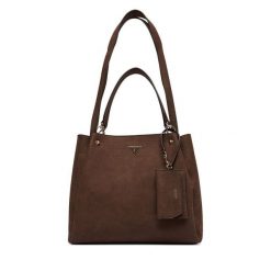 Torebka Guess. Brązowe torebki klasyczne damskie Guess, bez dodatków. Za 634.99 zł.