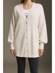 Cotton Candy Kardigan w kolorze kremowym rozmiar: M. Brązowe kardigany damskie Cotton Candy, m, bez wzorów. Za 126.15 zł.