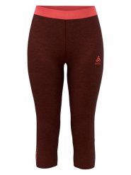 Odlo Wełniane legginsy funkcyjne "Woll 150" w kolorze bordowym rozmiar: M. Czerwone legginsy damskie ODLO, m, bez wzorów, z wełny. Za 262.91 zł.