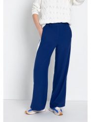 More & More Spodnie w kolorze niebieskim rozmiar: 40. Niebieskie spodnie materiałowe damskie More & More, bez wzorów, z materiału. Za 186.19 zł.