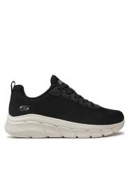 Skechers Sneakersy Bobs B Flex-Visionary Essence 117346/BLK Czarny. Czarne obuwie sportowe damskie Skechers, z materiału, bez zapięcia. W wyprzedaży za 209.99 zł.