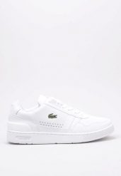 Tenisówki Lacoste Model T-clip 123 13 Sfa Kolor Biały. Białe trampki damskie Lacoste, bez wzorów, z materiału, bez zapięcia. Za 299.00 zł.