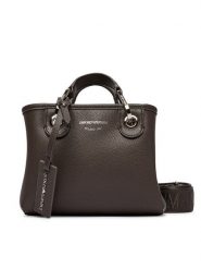 Emporio Armani Torebka EW000382 AF12036 M6458 Brązowy. Brązowe torebki klasyczne damskie Emporio Armani, ze skóry, bez dodatków. Za 1,164.00 zł.