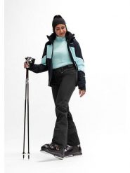 Maier Sports Spodnie softshellowe w kolorze czarnym rozmiar: 42. Czarne spodnie sportowe damskie Maier Sports, bez wzorów, outdoorowe. Za 424.06 zł.