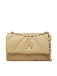 Patrizia Pepe Torebka CB0084/L006-B862 Beżowy. Brązowe torebki wieczorowe damskie Patrizia Pepe, bez wzorów, ze skóry, bez dodatków. Za 1,309.00 zł.