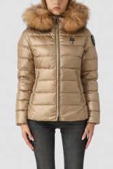 BLAUER Brązowa kurtka damska Arcadia Short Jackets, Rozmiar XL. Brązowe kurtki damskie Blauer USA, s, bez wzorów, bez kaptura. W wyprzedaży za 1,099.99 zł.