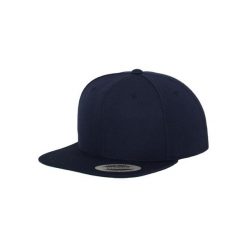 Czapka typu snapback Flexfit Classic (x3). Niebieskie czapki z daszkiem damskie FLEXFIT, bez wzorów. Za 226.50 zł.