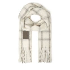 Szalik Guess. Brązowe szaliki damskie Guess, z aplikacjami. Za 239.99 zł.
