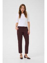 Kaffe Spodnie "Mette" w kolorze brązowym rozmiar: 42. Brązowe spodnie materiałowe damskie Kaffe, bez wzorów, z materiału. Za 100.75 zł.