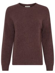 MOSS COPENHAGEN Sweter "Festina" w kolorze brązowym rozmiar: XS/S. Brązowe swetry klasyczne damskie Moss Copenhagen, s, z poliamidu, bez kołnierzyka. Za 114.71 zł.
