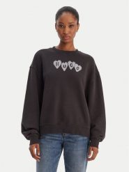 HUGO Bluza Deroxina 50555824 Czarny Regular Fit. Czarne bluzy damskie Hugo, s, bez wzorów, z bawełny, bez kaptura. Za 449.99 zł.