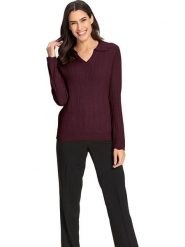 WITT WEIDEN Wełniany sweter w kolorze czerwonym rozmiar: 44. Czerwone swetry klasyczne damskie WITT WEIDEN, z wełny, bez kołnierzyka. Za 118.84 zł.