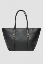 MICHAEL KORS Czarna shopperka skórzana. Czarne shopper bag Michael Kors, bez wzorów, ze skóry, bez dodatków. Za 1,799.99 zł.