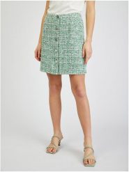 Orsay Spódnica w kolorze zielono-biało-czarnym rozmiar: 36. Białe spódnice damskie Orsay, bez wzorów, mini. Za 78.99 zł.