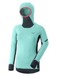 DYNAFIT Bluza funkcyjna "Alpine" w kolorze turkusowym rozmiar: M. Niebieskie bluzy damskie Dynafit, m, bez wzorów, z materiału, bez kaptura. Za 270.39 zł.