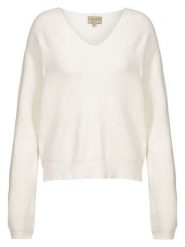 Herrlicher Sweter "Betti" w kolorze kremowym rozmiar: M. Brązowe swetry klasyczne damskie Herrlicher, m, bez kołnierzyka. Za 158.47 zł.