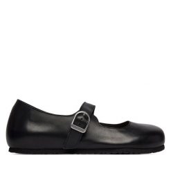 Baleriny Birkenstock. Czarne balerinki damskie Birkenstock, bez wzorów. Za 599.99 zł.