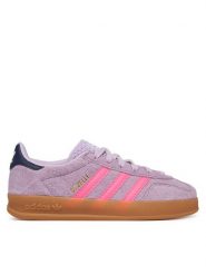 Adidas Sneakersy Gazelle Indoor Shoes IH4009 Fioletowy. Fioletowe buty sportowe dziewczęce Adidas, bez wzorów, ze skóry, bez zapięcia. Za 299.99 zł.