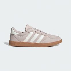 Buty Breaknet Sleek. Białe obuwie trekkingowe damskie Adidas, bez zapięcia. Za 299.00 zł.