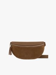 Brązowa torebka nerka. Brązowe nerki i saszetki damskie Brawo sp. z o.o., ze skóry, bez dodatków. Za 229.99 zł.