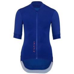 Koszulka rowerowa (z krótkim rękawem) damska SILVINI Women Jersey TRAFOIA. Niebieskie koszulki damskie Silvini, s, bez wzorów, z jersey, bez kołnierzyka, bez ramiączek. Za 369.99 zł.