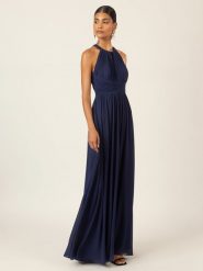 APART Sukienka w kolorze granatowym rozmiar: 40. Niebieskie sukienki damskie Apart, bez wzorów, bez ramiączek. Za 292.89 zł.