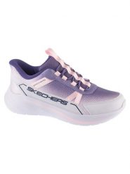 Skechers Sneakersy Slip-ins Wave 92-Sparkle Sprint Fioletowy. Fioletowe buty sportowe dziewczęce Skechers, bez zapięcia. Za 229.99 zł.