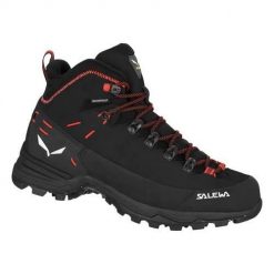 Buty trekkingowe damskie Salewa Alp Mate Winter Mid Wp. Czarne obuwie trekkingowe damskie Salewa, z materiału, za kostkę, bez zapięcia. Za 979.99 zł.